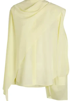 Kiki scarf-effect silk-crepe blouse