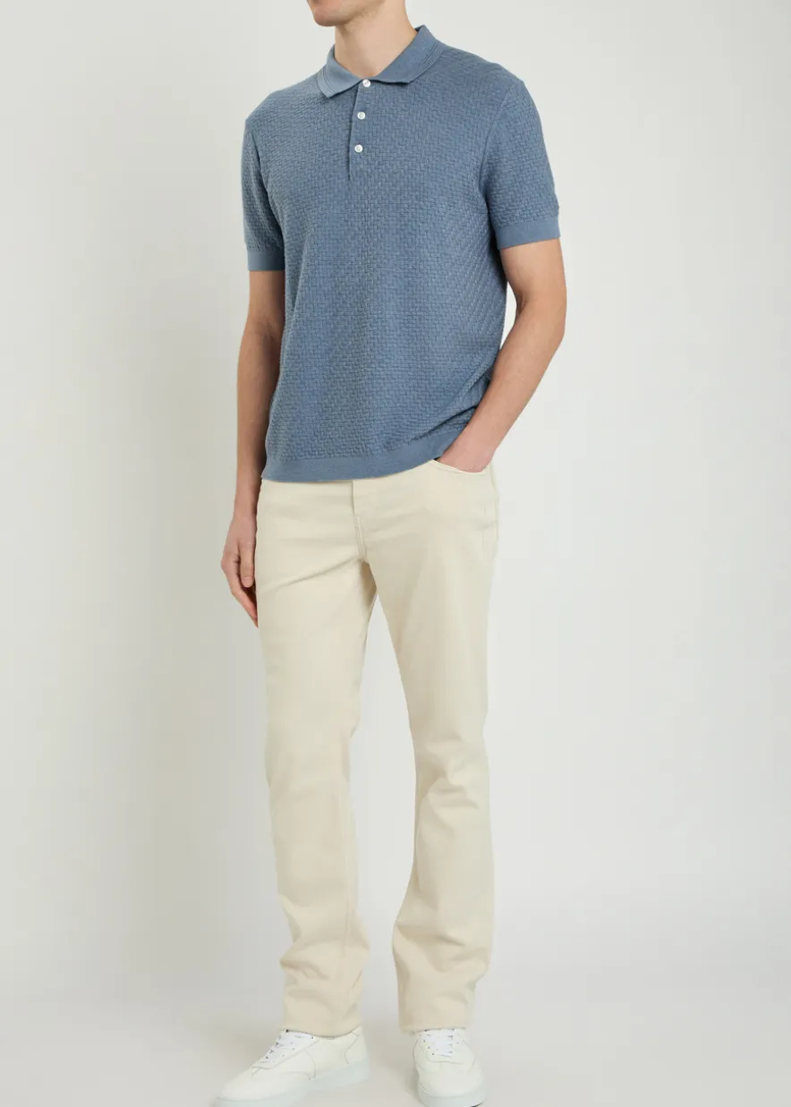 Kiko cotton-blend polo shirt