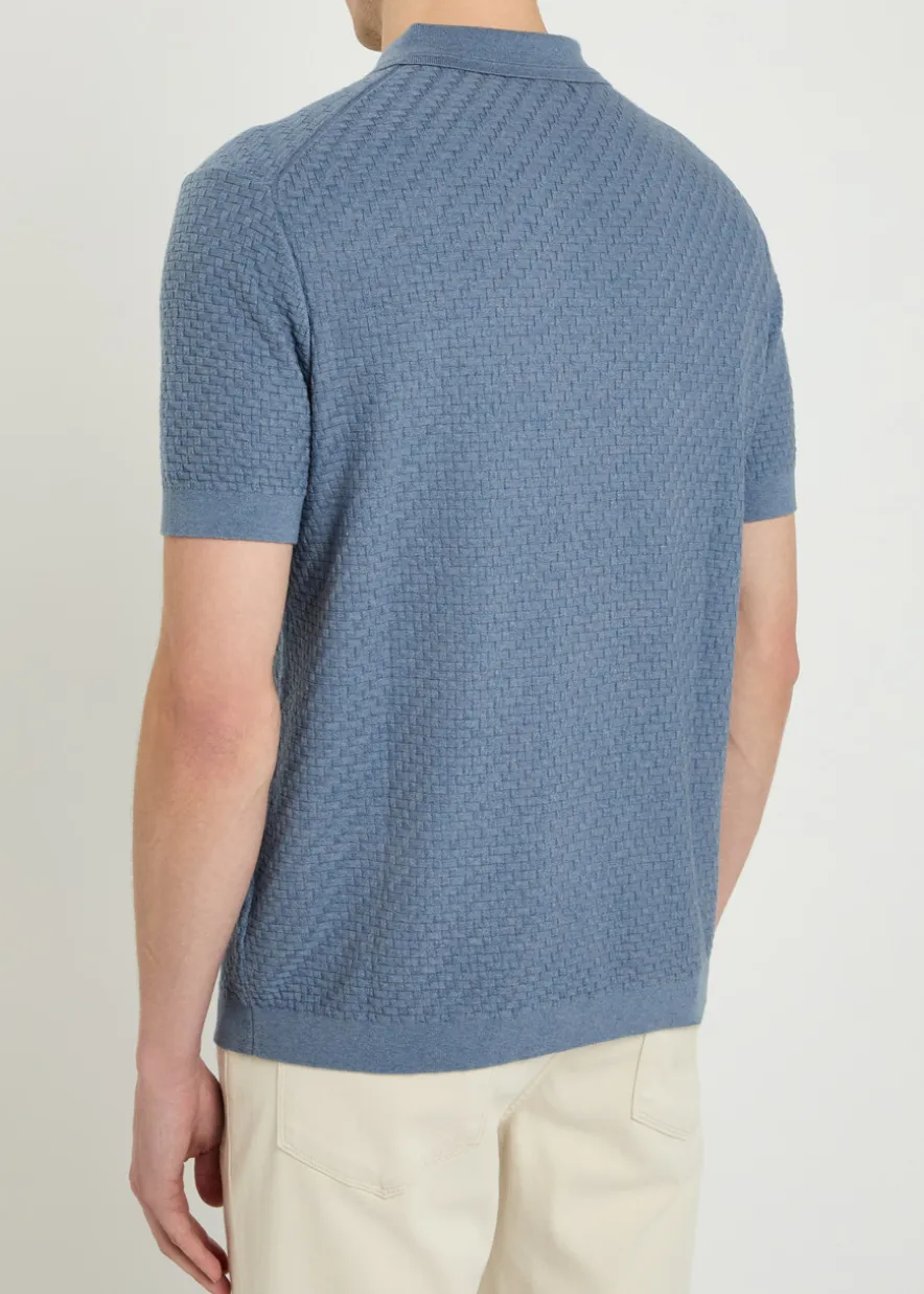 Kiko cotton-blend polo shirt