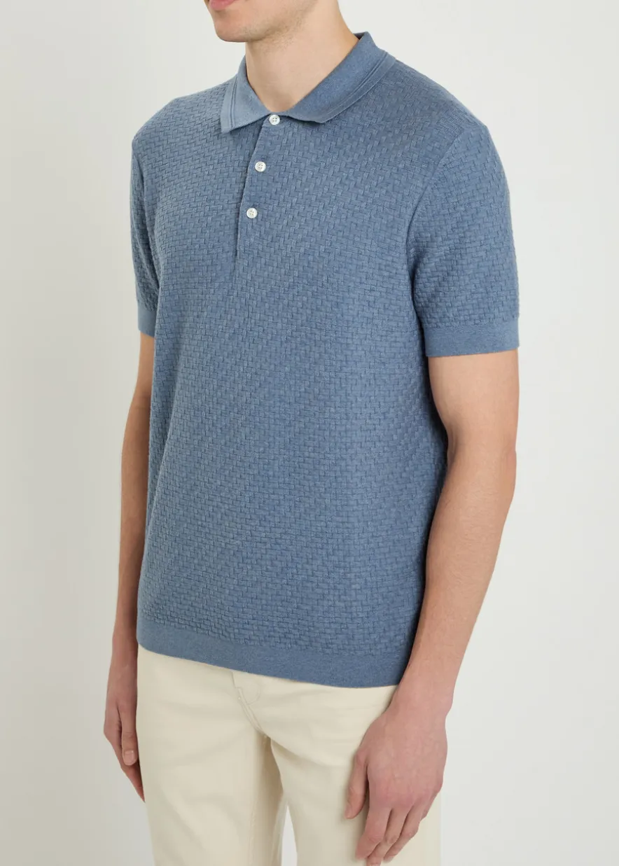 Kiko cotton-blend polo shirt