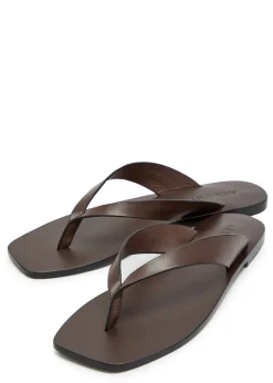 Kinto leather flip flops