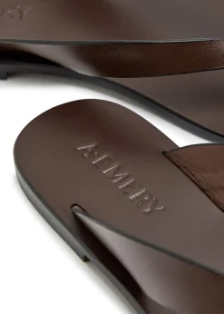 Kinto leather flip flops