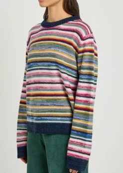 Kismet striped cashmere jumper