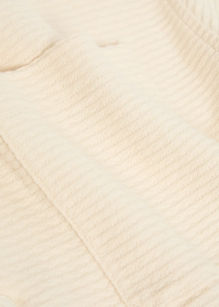 Knit cotton shirt