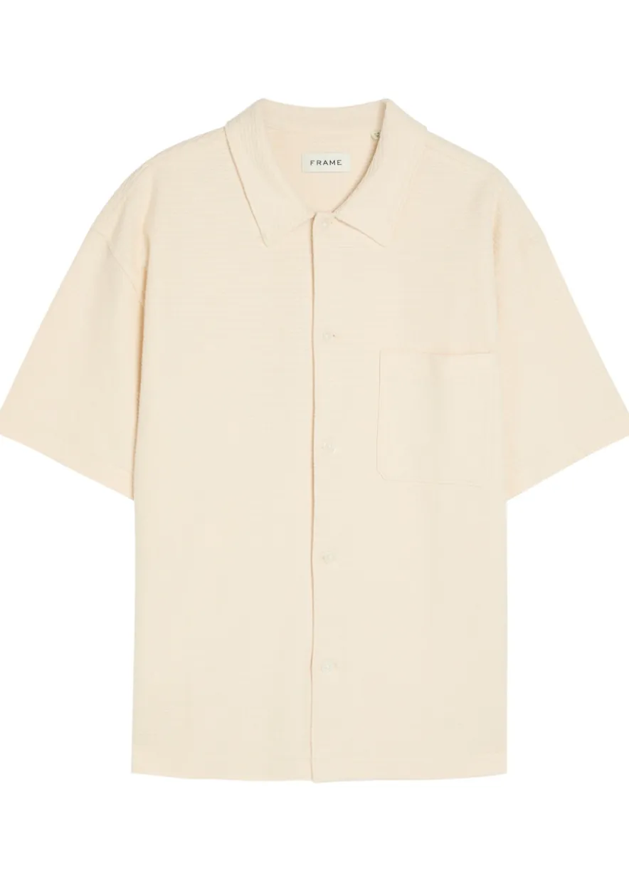 Knit cotton shirt