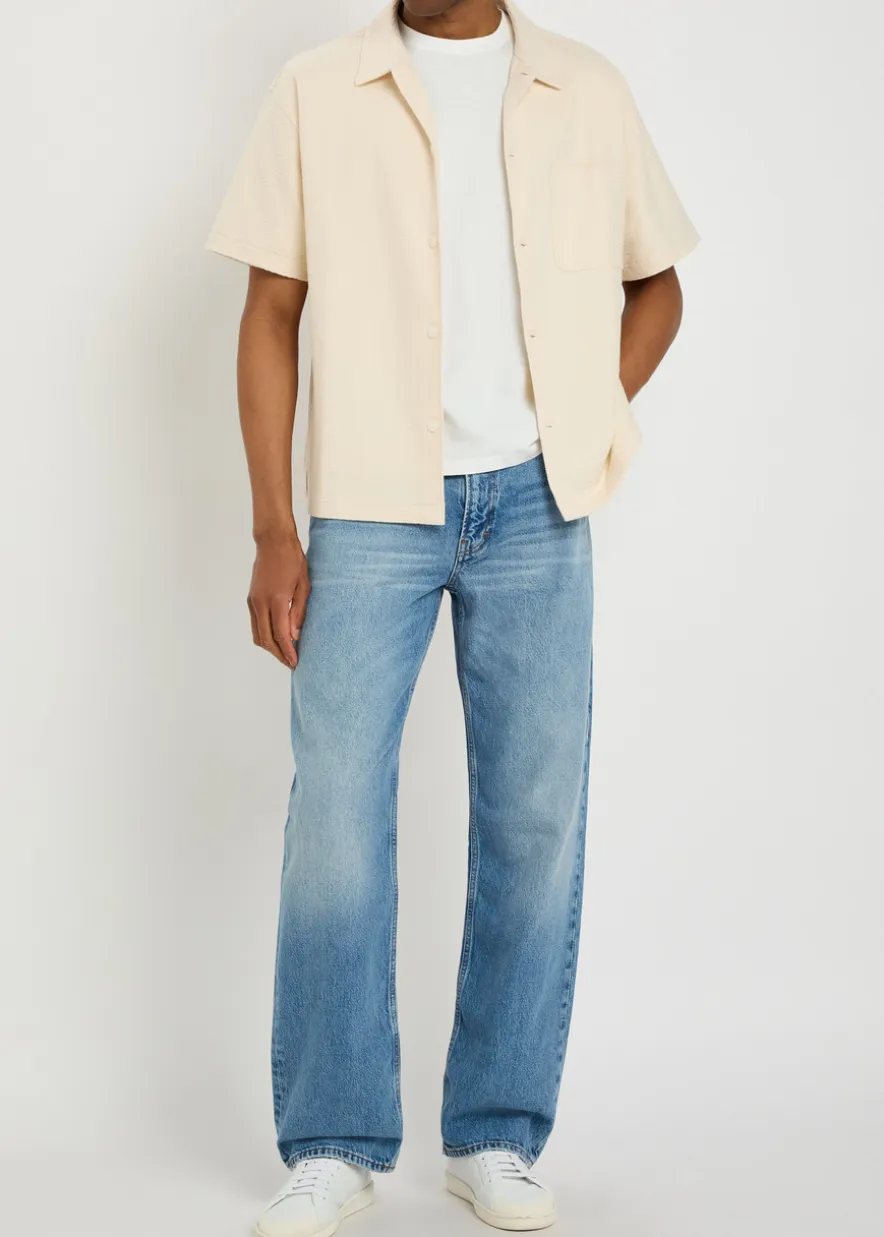 Knit cotton shirt