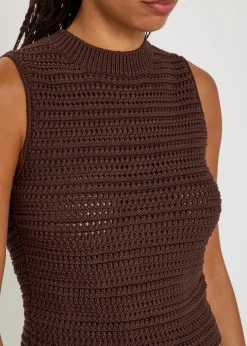 Knit cotton top