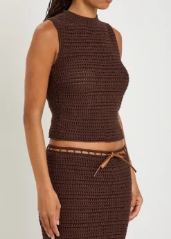 Knit cotton top