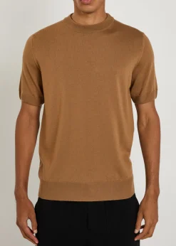 Knit merino wool T-shirt