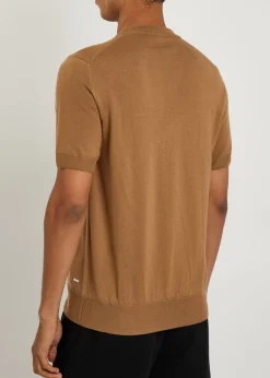 Knit merino wool T-shirt