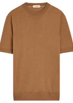 Knit merino wool T-shirt