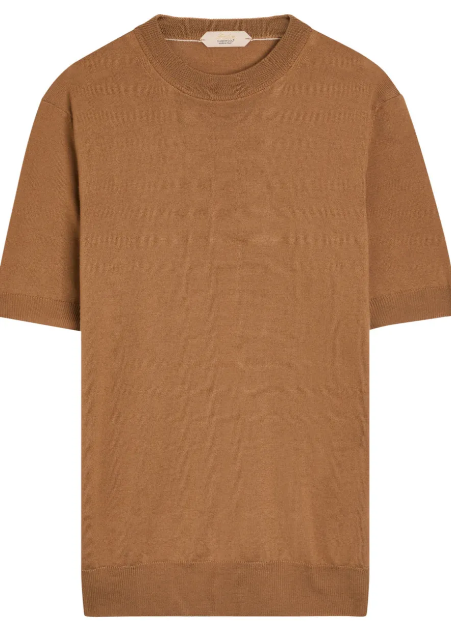 Knit merino wool T-shirt