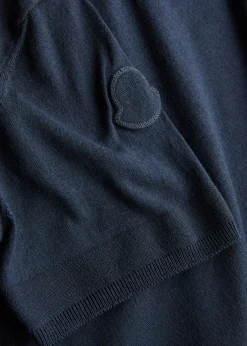 Knitted silk-blend T-shirt