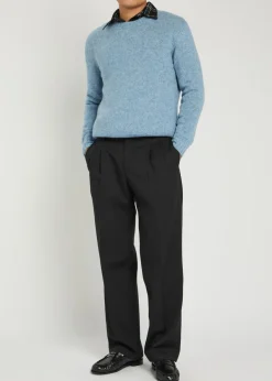 Knit wool-blend jumper