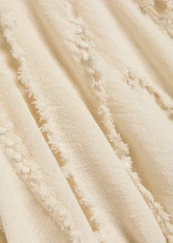 Knot detail cotton cape