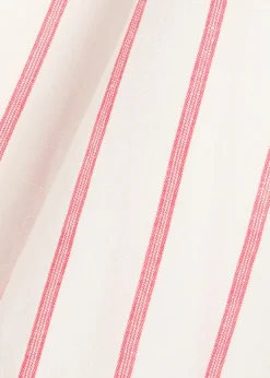 Knox striped linen-blend shirt