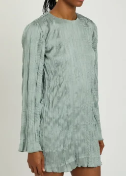 Kona plissé mini dress