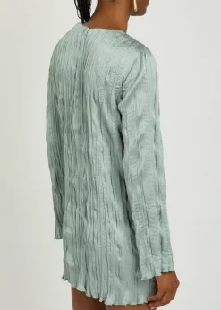 Kona plissé mini dress