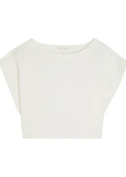 Kori cropped linen top