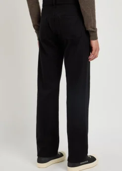 Kurdt cotton and wool-blend jeans