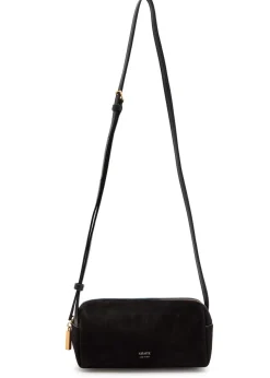 Kye mini suede and leather cross-body bag