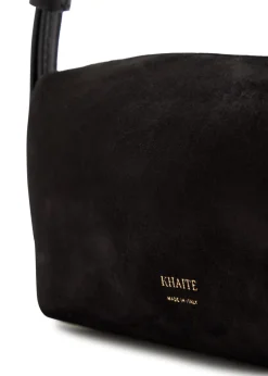 Kye mini suede and leather cross-body bag
