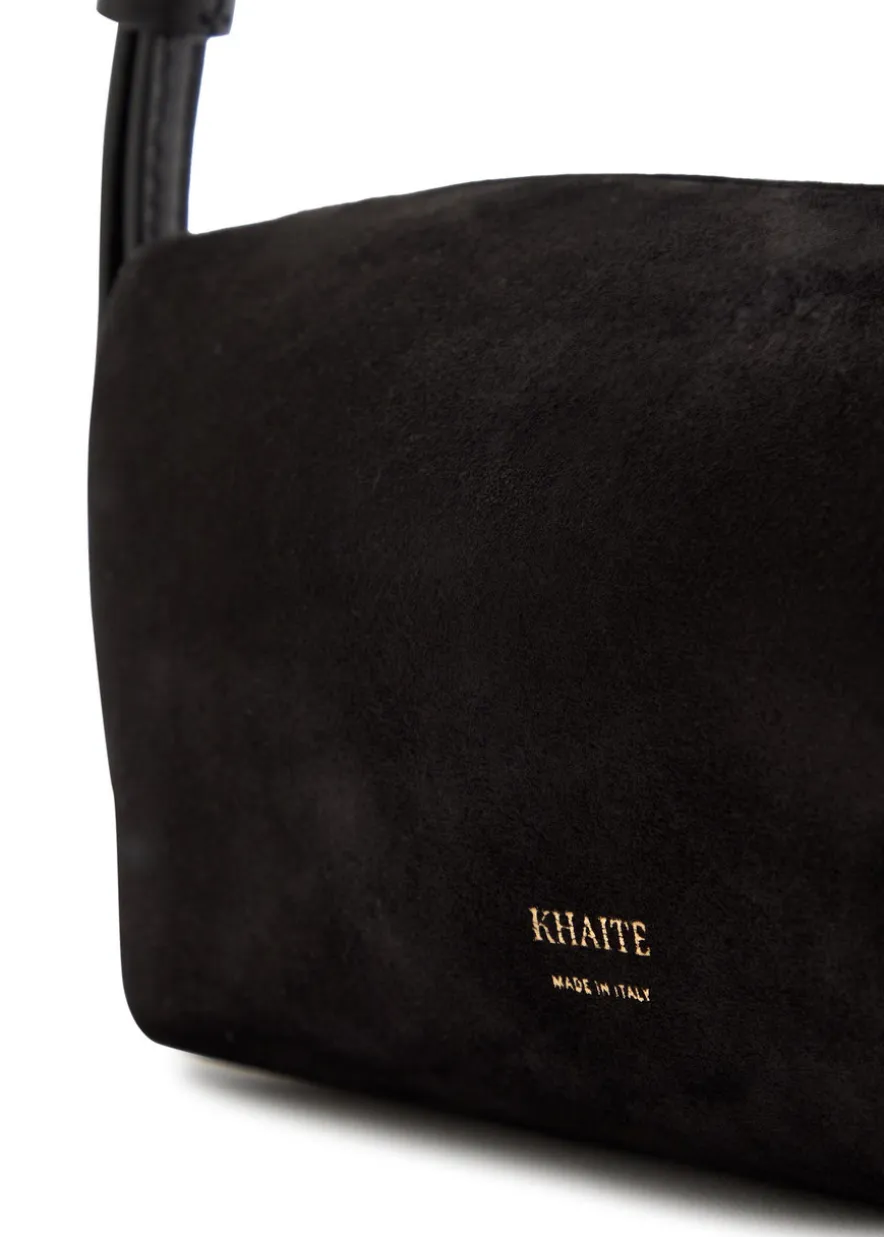 Kye mini suede and leather cross-body bag