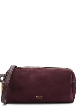 Kye mini suede and leather cross-body bag