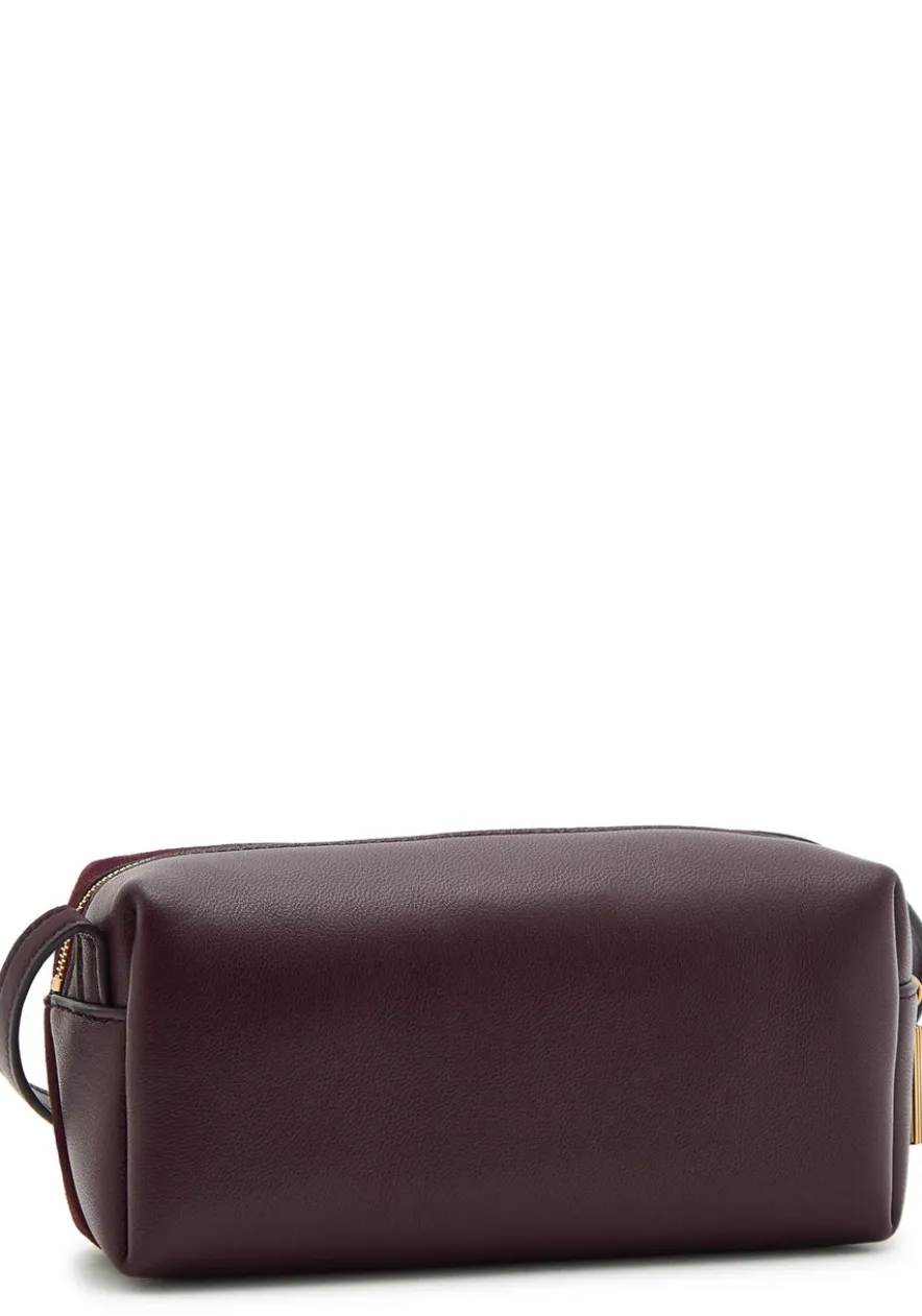 Kye mini suede and leather cross-body bag