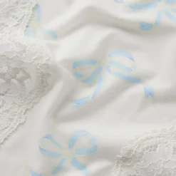 Lace-trim stretch-jersey dipped thong - set of 5