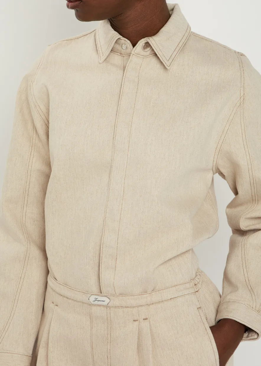 La Chemise Amelo De-Nimes cotton-blend jacket