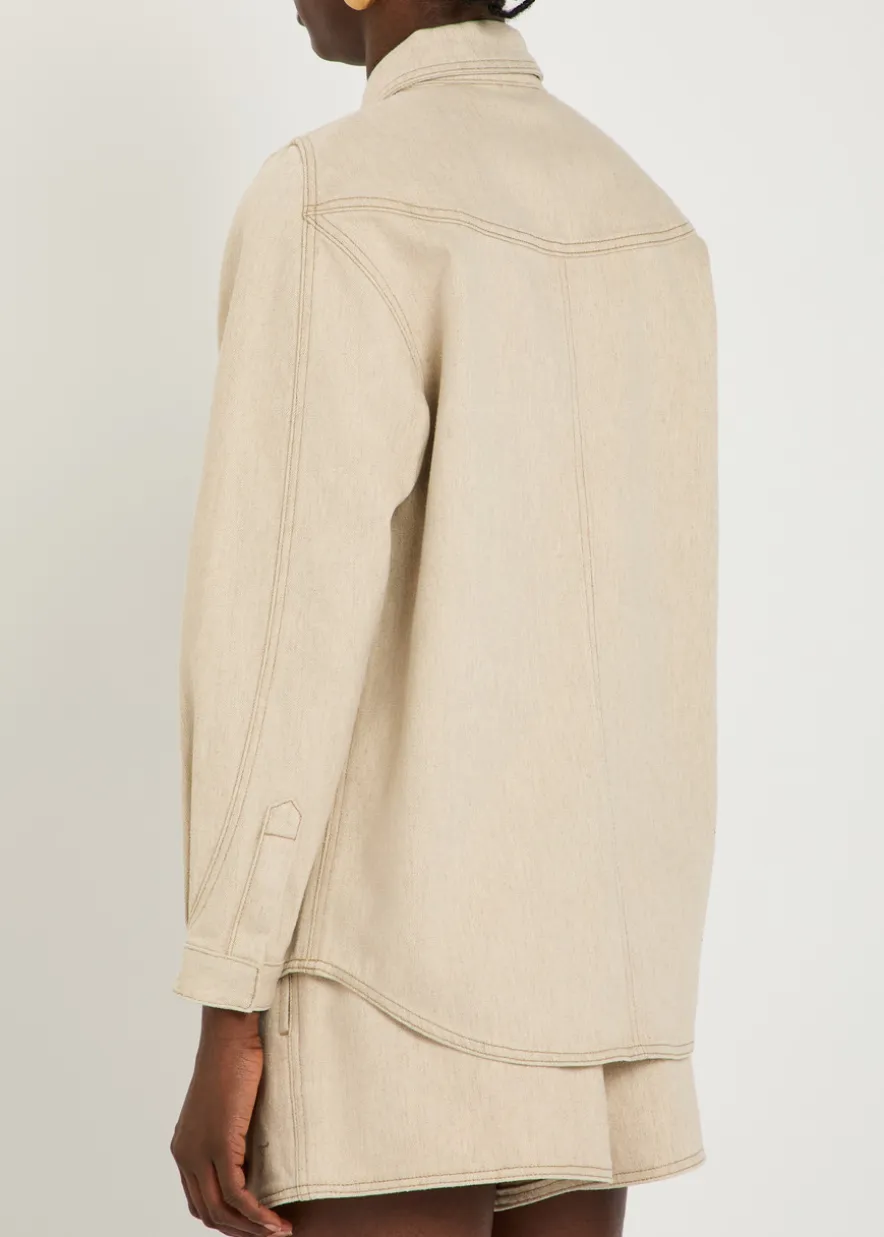 La Chemise Amelo De-Nimes cotton-blend jacket