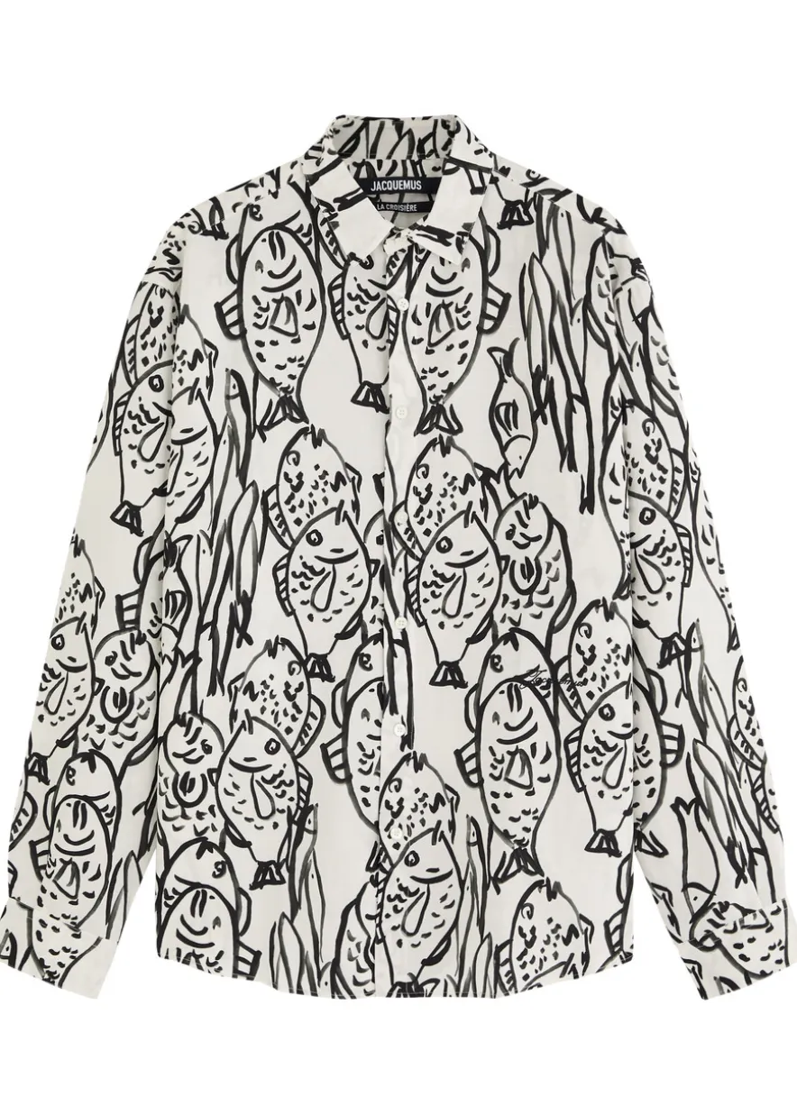 La Chemise Simon printed woven shirt