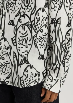 La Chemise Simon printed woven shirt
