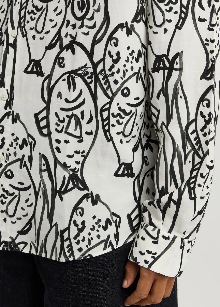 La Chemise Simon printed woven shirt