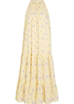 Lake Breeze floral-print cotton-poplin midi dress