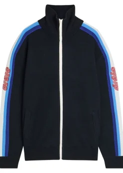 La Maille Zippée Drôle merino wool track jacket