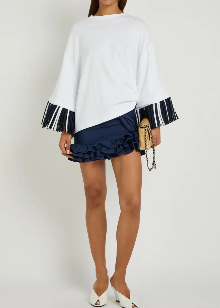 La Mini Jupe Playa ruffled mini skirt