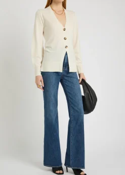 Lamotte gathered cashmere cardigan
