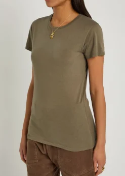 Lana crew-neck cotton T-shirt