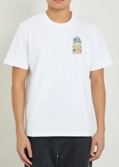 Landscape printed cotton T-shirt