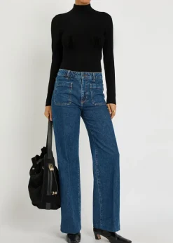 Lanie pointelle knit top