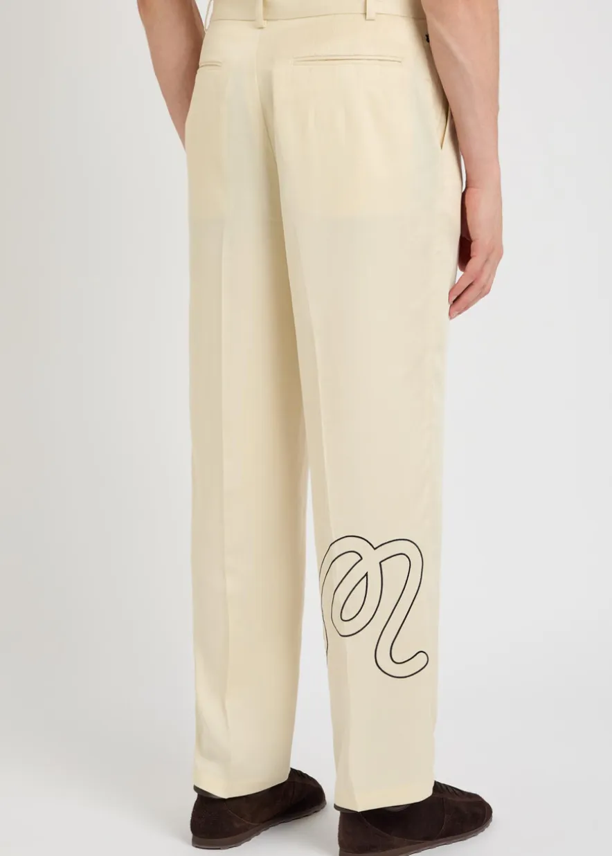 La Perla straight-leg tencel-twill trousers