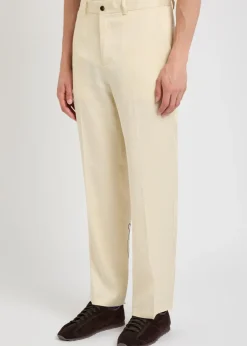 La Perla straight-leg tencel-twill trousers