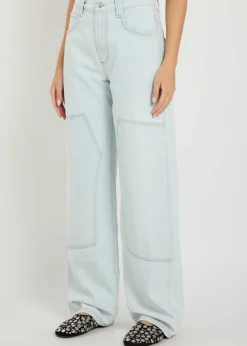 Laria Pieced barrel-leg jeans