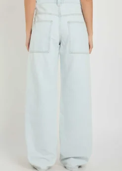 Laria Pieced barrel-leg jeans