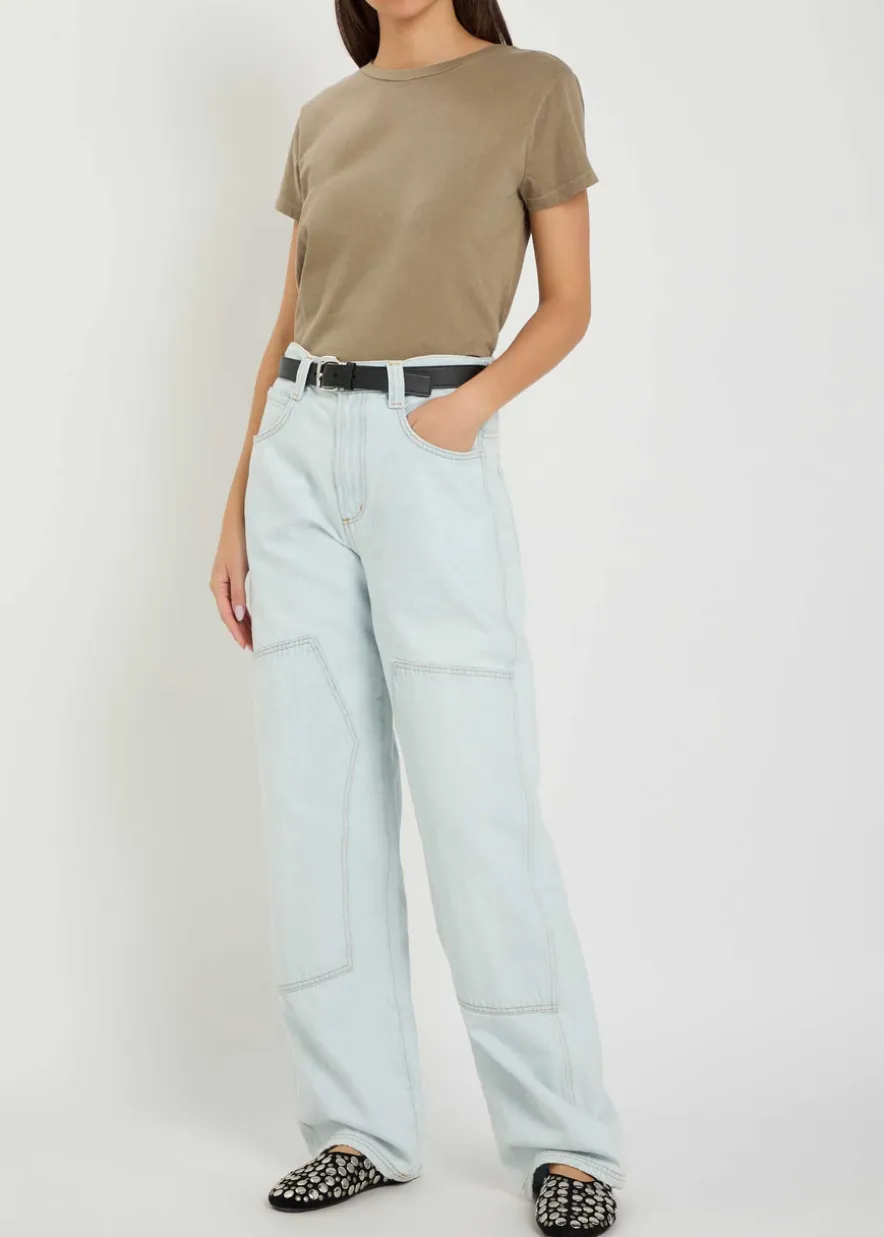 Laria Pieced barrel-leg jeans