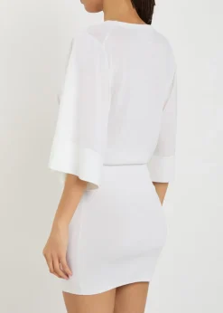 La Robe Maille Mananco merino and silk-blend mini dress