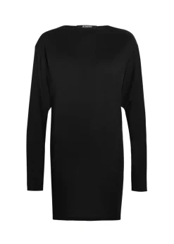 La Robe Mistral cowl-back woven mini dress