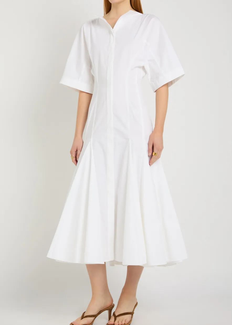La Robe Moisson cotton-poplin midi dress